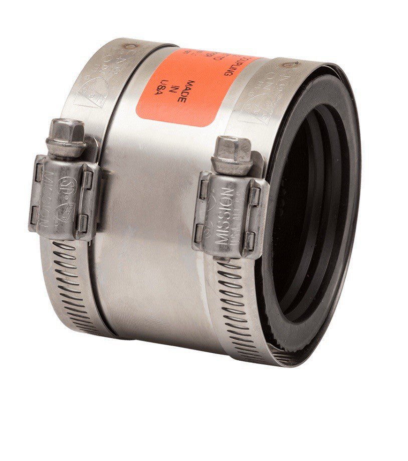 BAND-SEAL Specialty Couplings STAINLESS STEEL SERIES CS 325 3” Cast to 2 1/2 SS