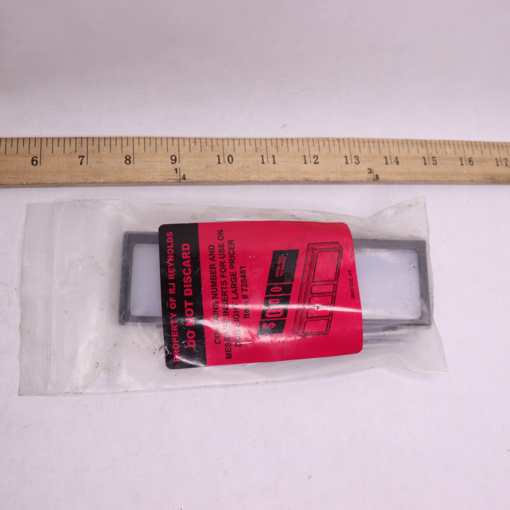 Number & Message Inserts For Dub Light Black 7452-04