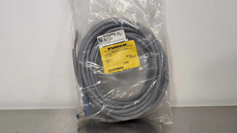 Turck WSC 5711-10M Single Ended Cordset U-0437 M12 Male Angled 5 Pin EuroFast
