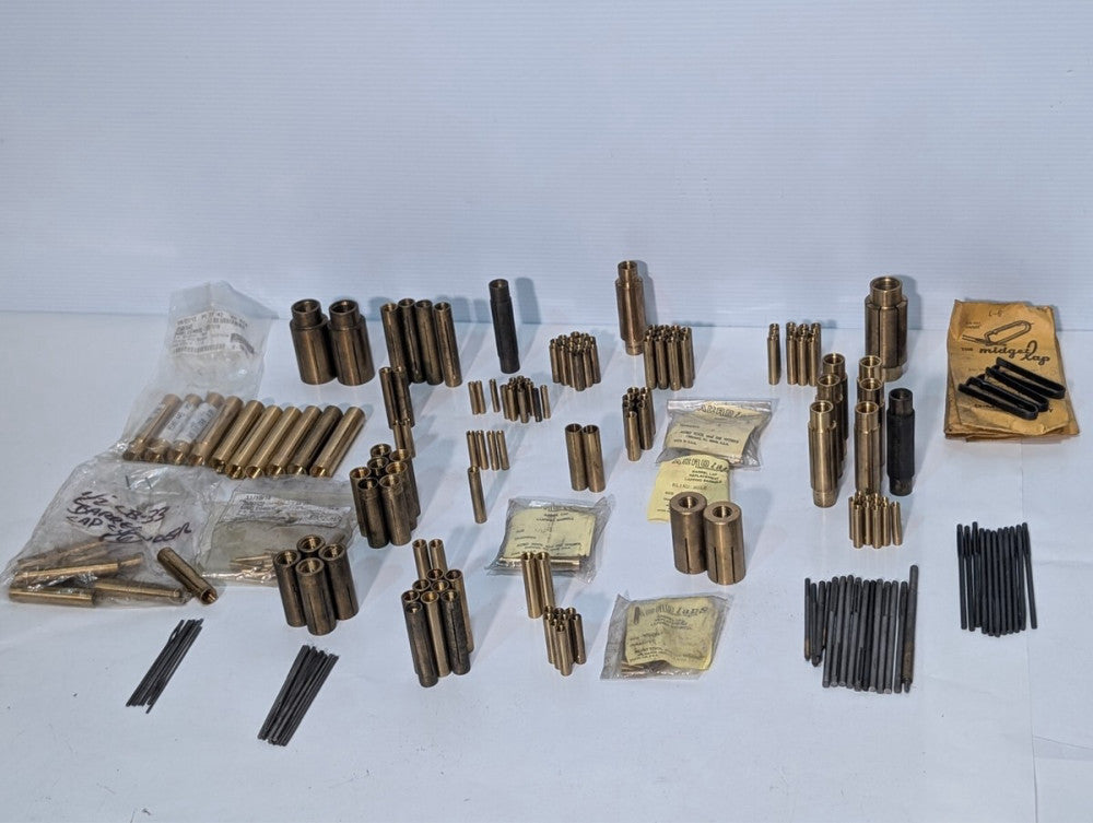 Large lot of Acro barrel lap lapping barrels, barrel cylinders, as shown