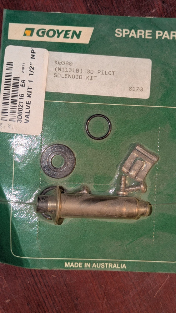 (1) Goyen K0380 3D Pilot Solenoid Kit New & Sealed