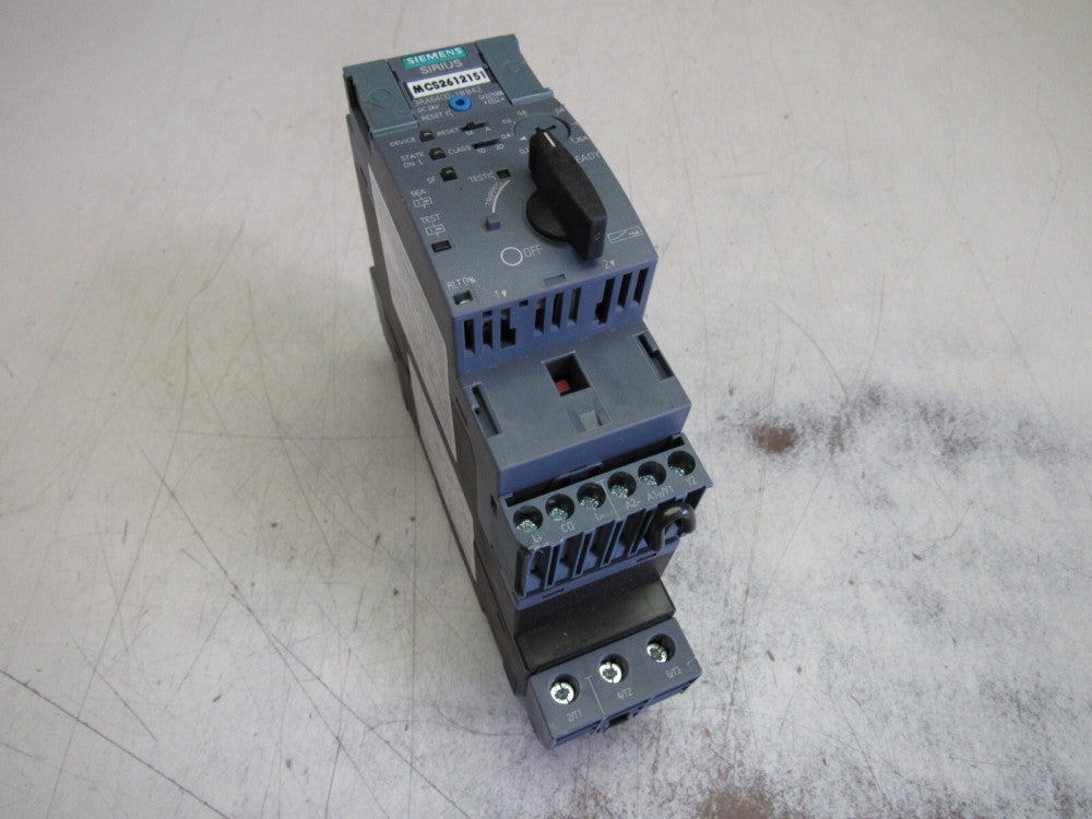 SIEMENS SIRIUS 3RA6400-1BB42 MANUAL MOTOR CONTROLLER 600V 0.32-1.25A NICE USED