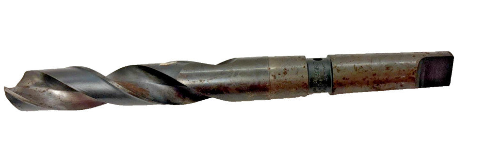 CLE-FORGE, #3 MORSE TAPER SHANK COOLANT THROUGH DRILL  BIT, OAL 9-3/8"