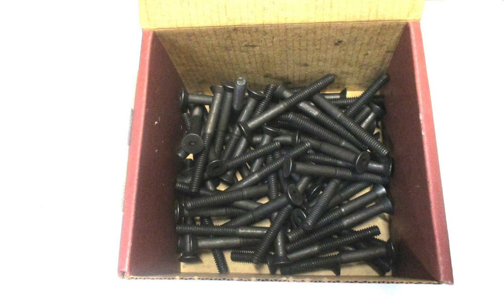 Brighton (721146) 1/4-20 UNC 2-1/2" OAL 5/32" Hex 82° Flat Cap Screw - Lot of 62
