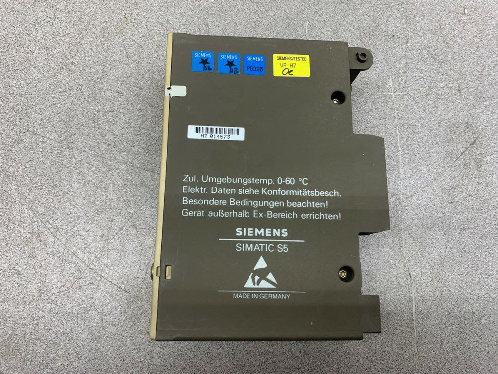 USED SIEMENS INPUT MODULE 6ES5 437-8EA12