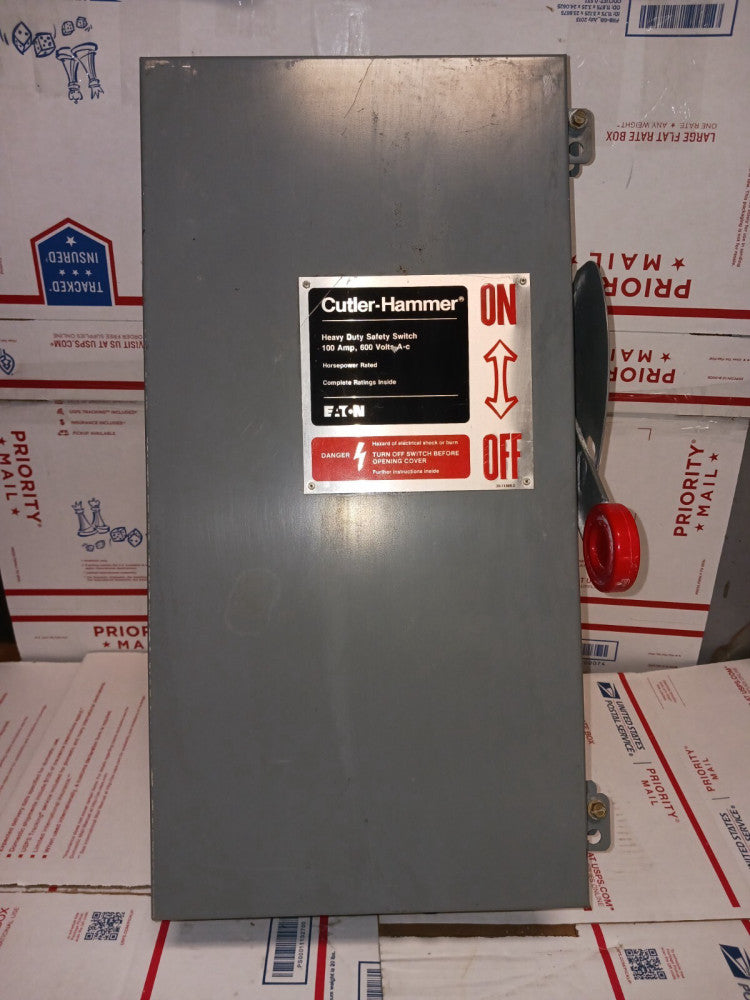Cutler Hammer DH363UDK  100 amp Non-Fusible Safety Switch 600 Vac 3 P