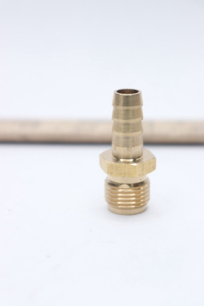 Male Swivel Hose Barb Fitting Brass 1/4" x 3/8"