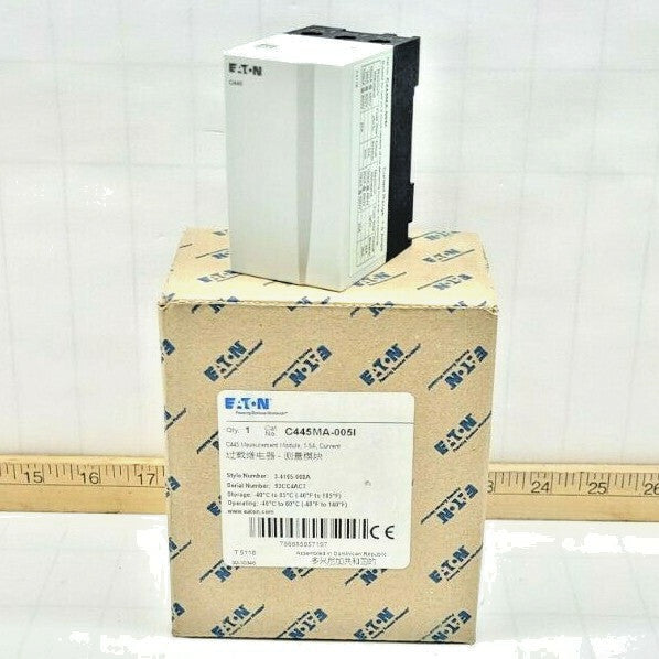 NEW EATON C445 MEASUREMENT MODULE 1-5 AMP 600 VAC 100 kA  C445MA-005I
