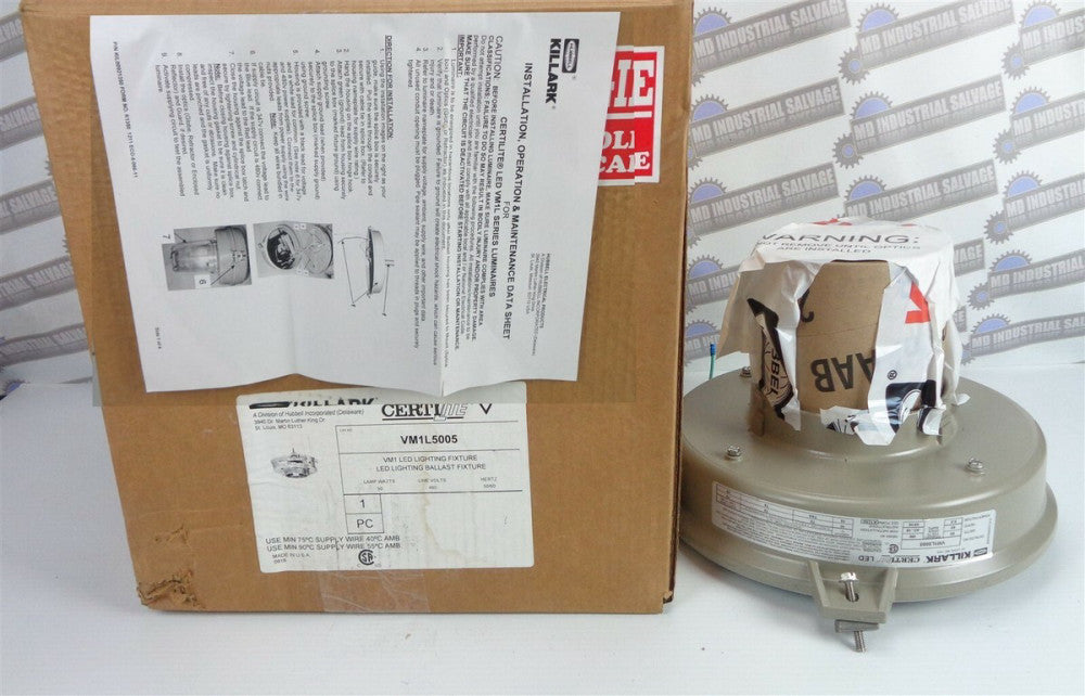 KILLARK CERTILITE (LED) VM1L5005 , LAMP 50 WATTS, 60 HZ, 480 V, LED (NEW in BOX)