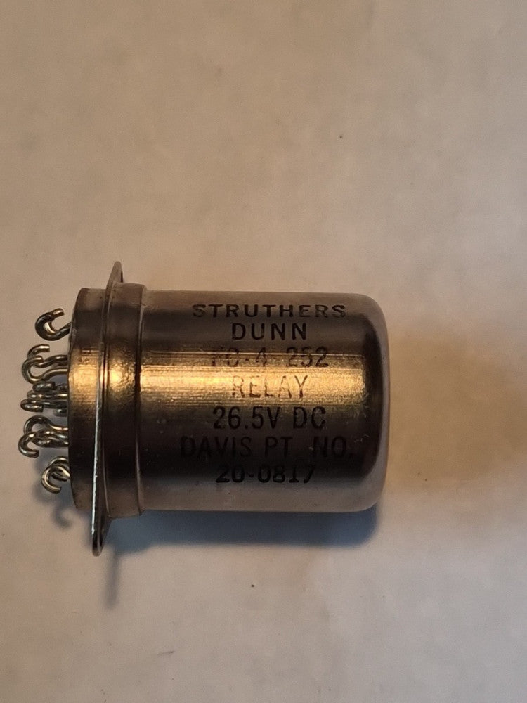 Struthers-Dunn Relay FC-4-252, FC4252, 26.5VDC COIL, 14-PIN,  NOS.