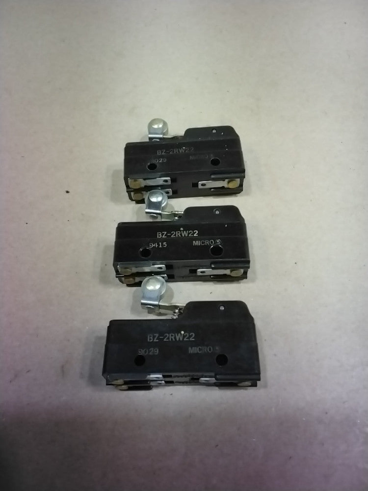 HONEYWELL MICRO SWITCH BZ-2RW22 LIMIT SWITCH, Lot Of 3
