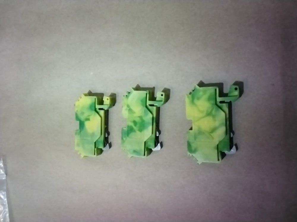 WAGO. 282 DIN RAIL MOUNT TERMINAL BLOCK 2 POST. IEC 947-7-2