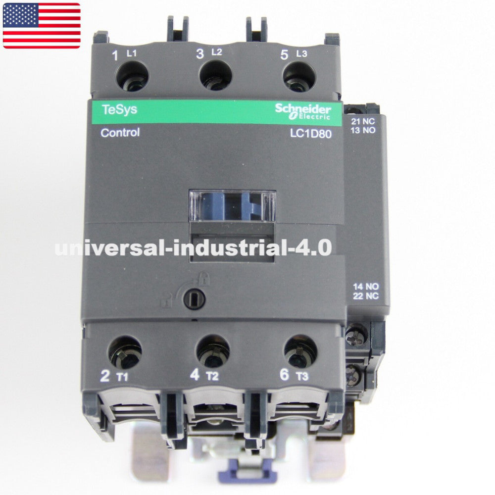 Schneider Electric TeSys LC1D80F7C NonReversing A.C. Contactor 3PST-NO -US Stock