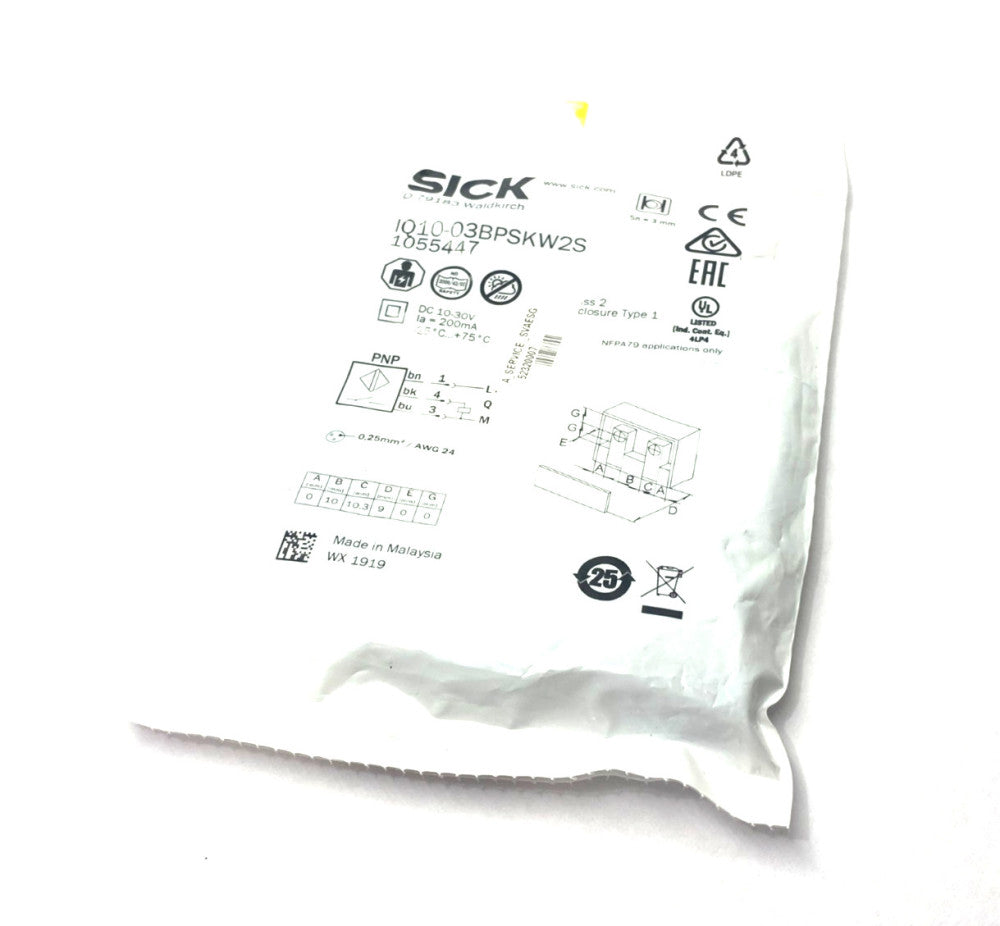 Sick IQ10-03BPSKW2S Inductive Proximity Sensor 1055447