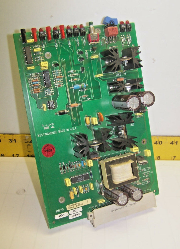 Westinghouse PLC Module Power Supply Circuit Board  3A99220G01 SUB. 3 2MEPS3
