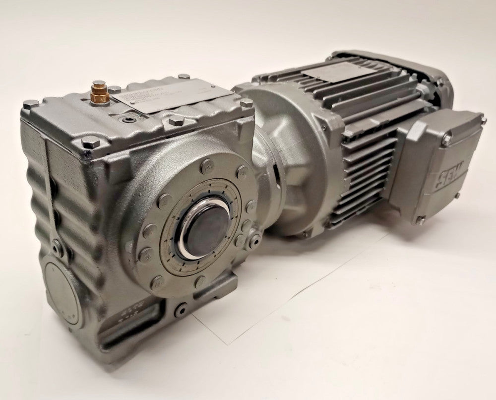 SEW EuroDrive SA57/T-DRN90L4 x 10.80 Gear Motor 3ph 2hp 230/460V ratio 10.80:1