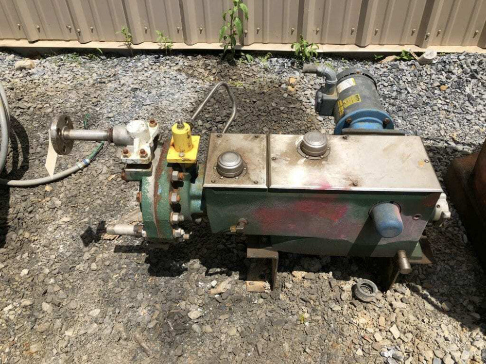 Milton Roy MBH21-8HPBX1M4SEST 316SS HPD Liquid End Metering Pump 101GPH 130PSI