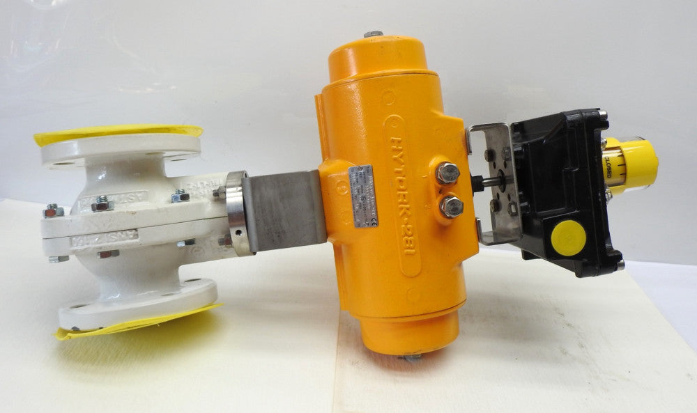 Hytork Actuator XL0281U-S80-SCW-Y00 w/ Neotecha 2" Valve, Westlock Switch