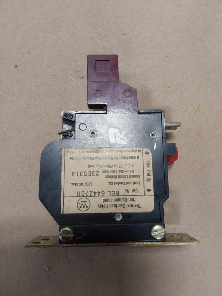 NEW WESTINGHOUSE Non Compensated Thermal Overload Relay REL644276R