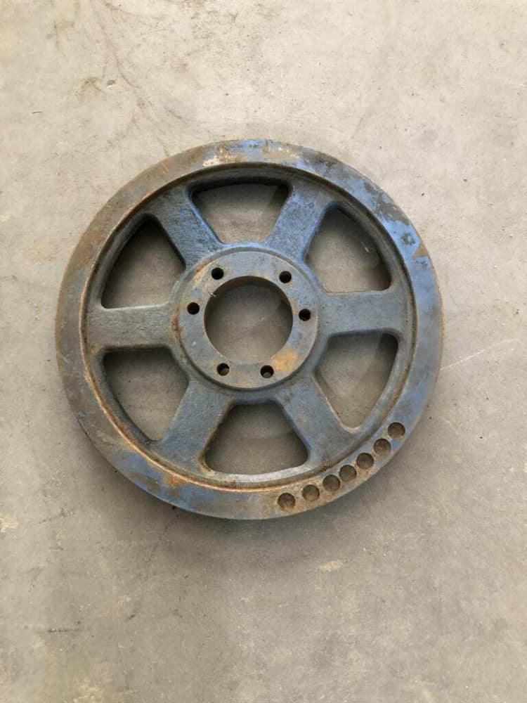 2 Groove V-Belt Pulley 13-1/4" OD X 3" ID ; 1/2" to 1/4" Wide Grooves