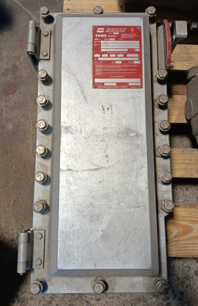 NEW CROUSE HINDS EBMBB HAZ-LOC EXPLOSION PROOF CIRCUIT BREAKER ENCLOSURE