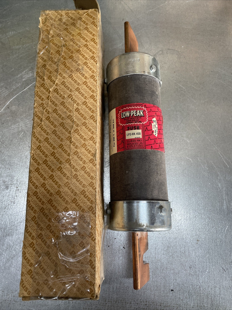 New Open Box! Buss Fuses Low-Peak LPSRK400 LPS-RK-400 400A 600V Time Delay Fuse