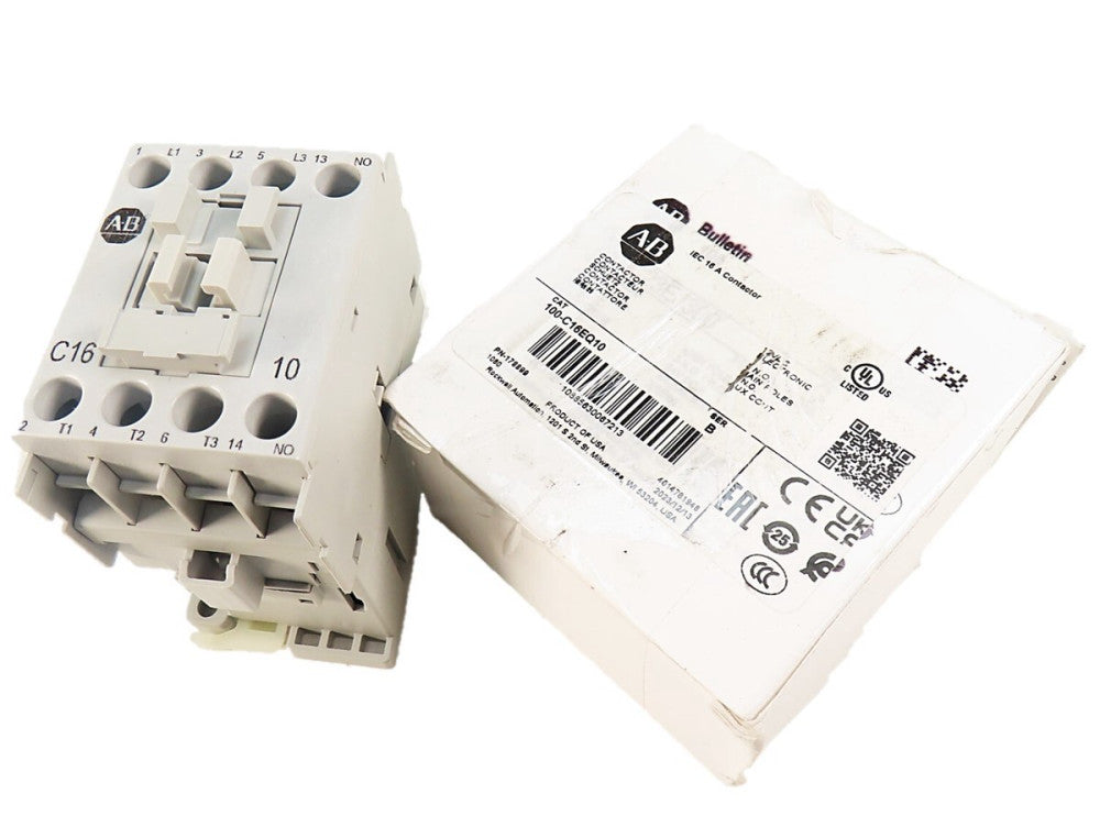 Allen Bradley 100-C16EQ10 Contactor 16A 3P 12VDC Coil *USA Seller* NEW IN BOX