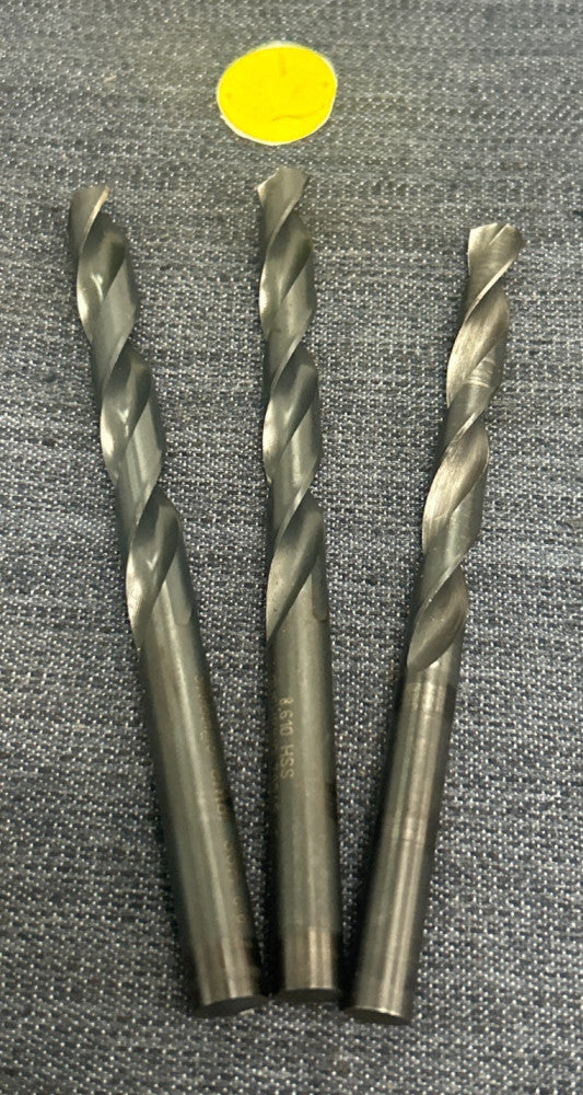 GUHRING 2 FLUTE HSS DRILL BIT  ASSORTED LOT OF 3