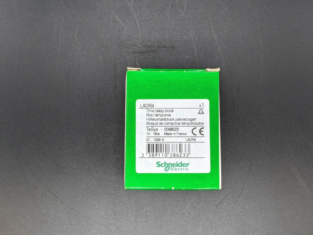 Schneider Electric LADR4 Time Delay Aux Contact 1NO 1NC 10-180 Sec.