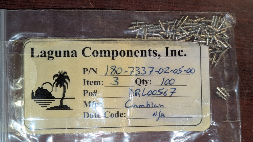 New Pack of (100) Cambion 180-7337-02-05-00 Solder Terminal Turreted