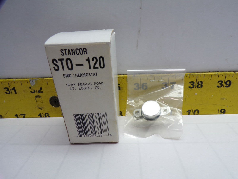 NEW STANCOR DISC THERMOSTAT  STO-120 / ST0-120