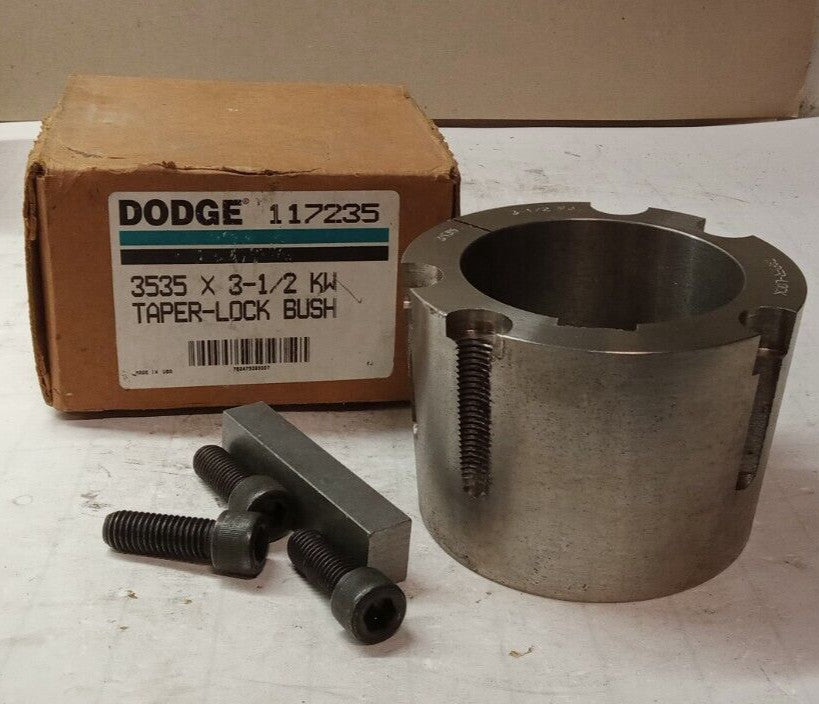 NEW DODGE TAPER-LOCK 3535 SERIES BUSHING 3.5" BORE 5" OD  7/8 x 7/16" KW 117235
