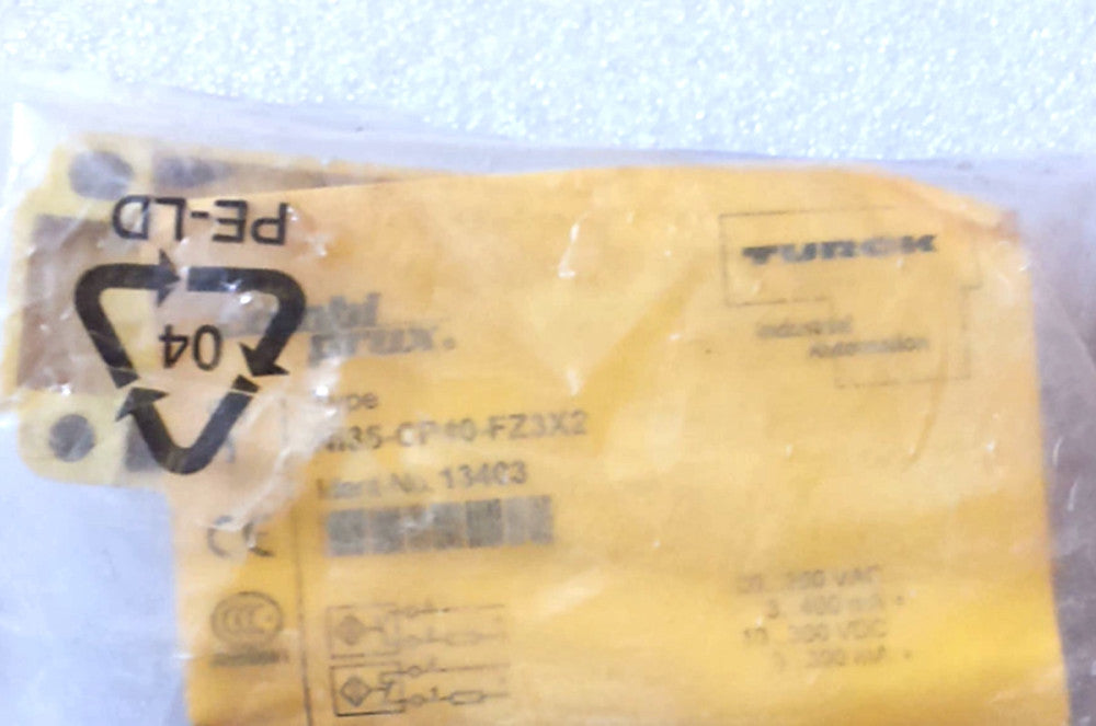 New In Box Turck NI35-CP40-FZ3X2 PROXIMITY INDUCTIVE SENSOR SWITCH