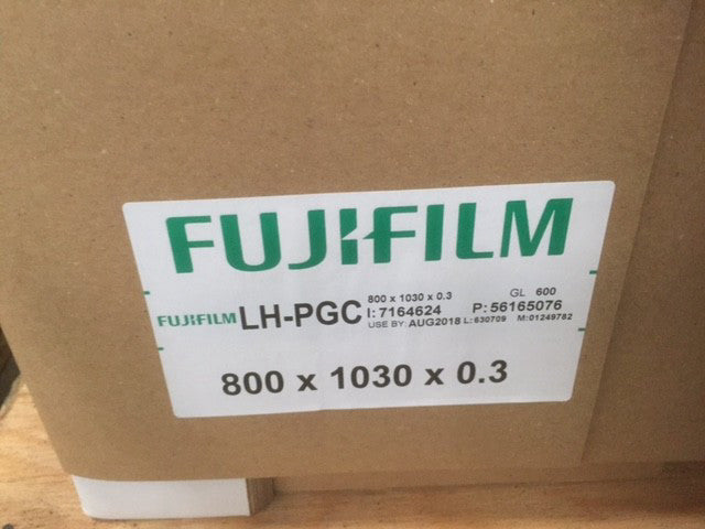 FUJIFILM LHPGC PLATES 800 X 1030 ST 0.30 SKID OF 600 - Best by Aug 2018 (NEW)