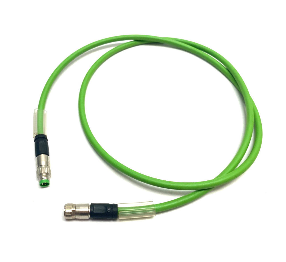 Beckhoff ZK1090-3132-0010 Double Ended EtherCAT Power Cable M8 4-Pin M to F 1m