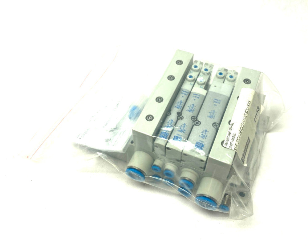 Festo 34P-MS6-SFEJBGABBCCD-UAETSBU-3K Configured Valve Manifold 569926