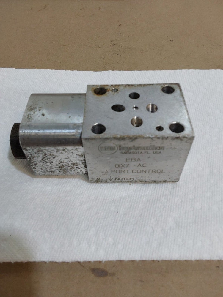 SUN HYDRAULICS Control Valve Section A Port 2500PSI B Port EBD 01X7-AC