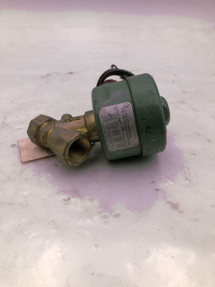 ASCO Red-Hat 8031A17 1/2" Brass Watertight 2-Way Solenoid Valve 15.5W 15PSI