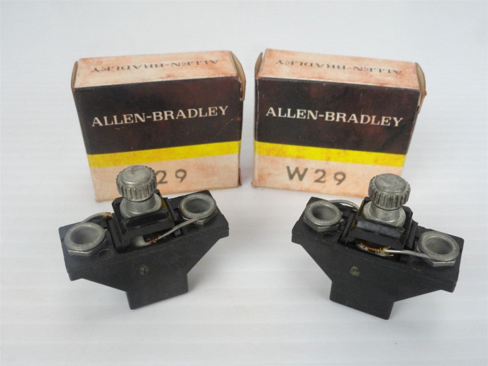 (LOT OF 2) Allen Bradley - W29 - HEATER OVERLOAD RELAY ELEMENT (NEW in BOX)