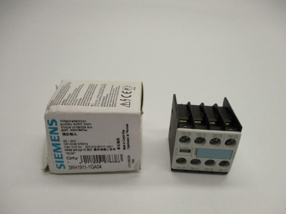 SIEMENS 3RH1911-1GA04 690V 10A NSMP