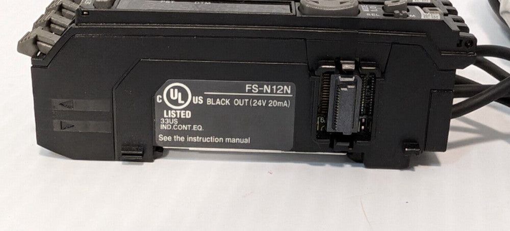 Keyence FS-N12N Photoelectric Fiber Optic Sensor Amplifier -Free Ship
