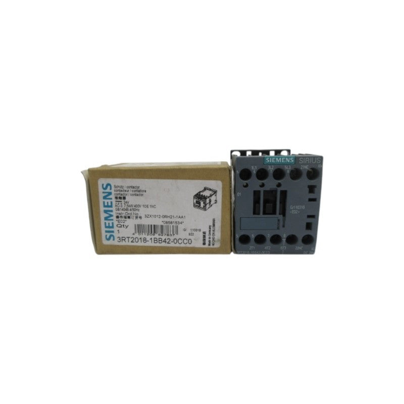 SIEMENS 3RT2018-1BB42-0CC0 24V NSMP