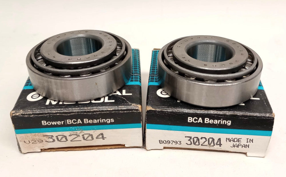 Bower BCA 30204 Federal Mogul Tapered Roller Bearing Cone & Cup Set (Pack Of 2)
