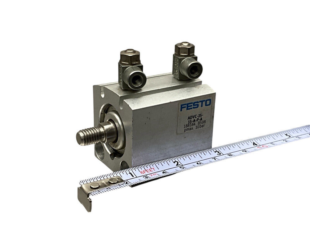 1 PC FESTO ADVC-25-15-A-P-A 188184 Short-stroke Cylinder