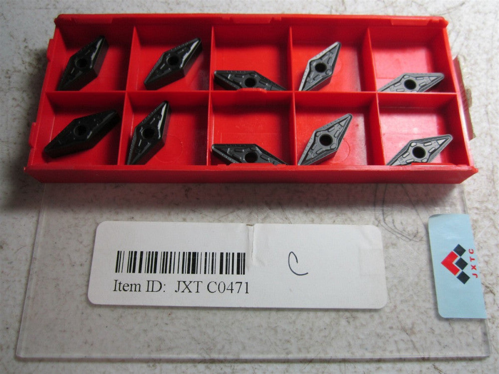JXTC (C0471) JT4115 VNMG160412-GM Cemented Carbide Threading Insert - Pack of 10