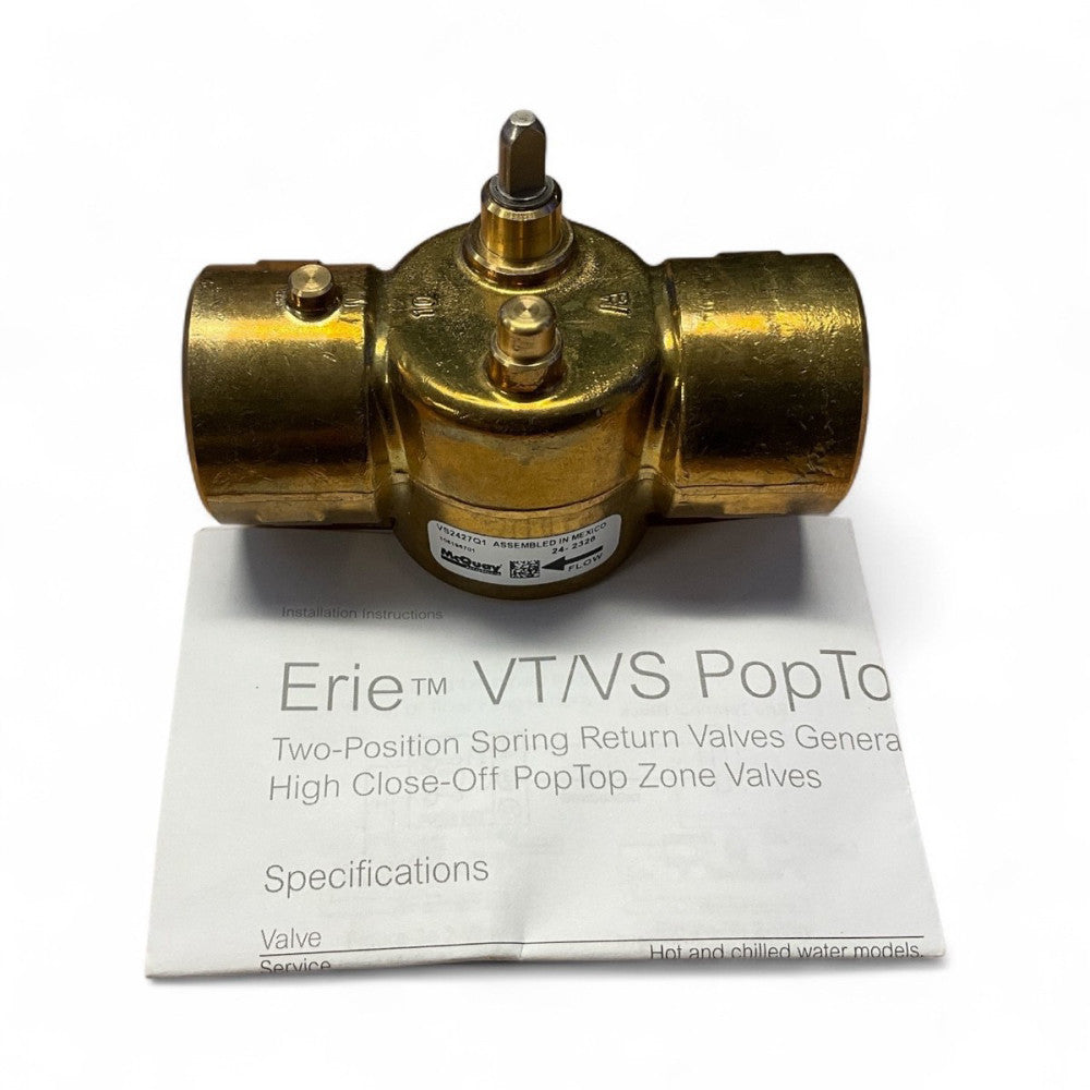 ERIE MCQUAY VS2427Q1 2-WAY 2 POSITION VALVE