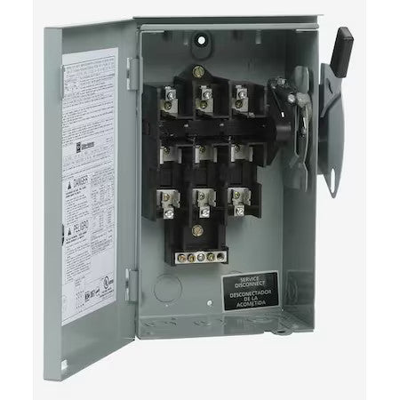 Eaton Dg322urb Nonfusible, Safety Switch, General Duty, 240 V, 3Pst