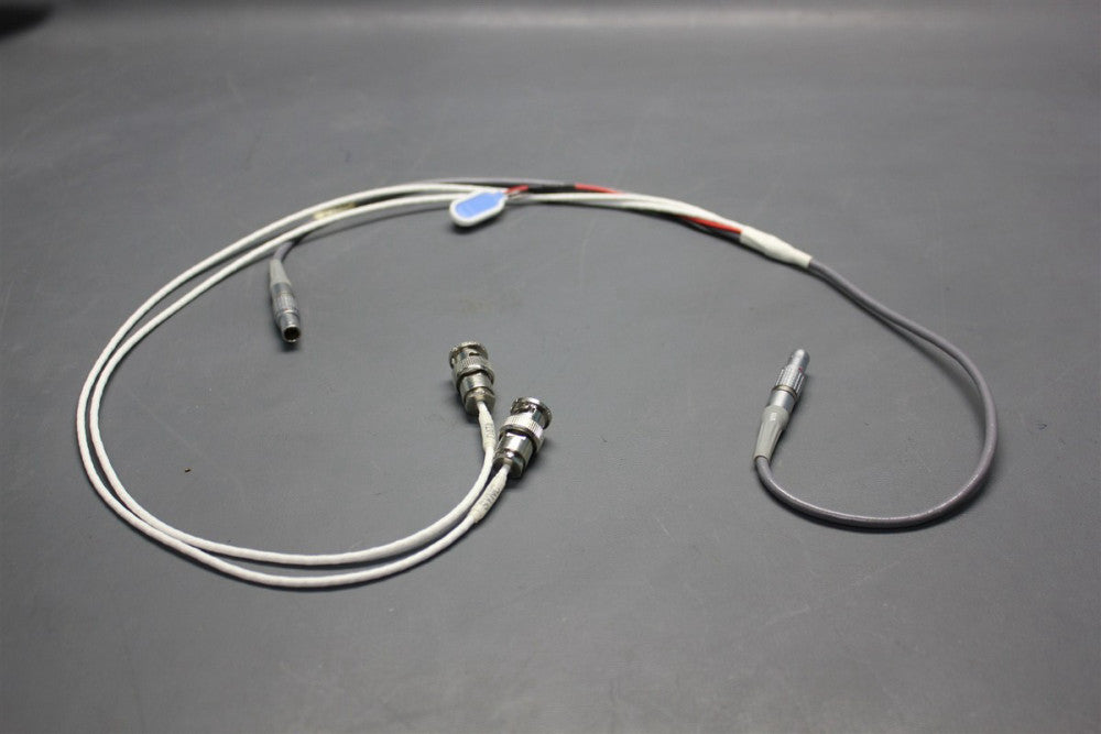 36" LEMO FGG.0B 4 PIN TO BNC/9V CONNECTOR FAN OUT 1-3 CABLE ASSEMBLY