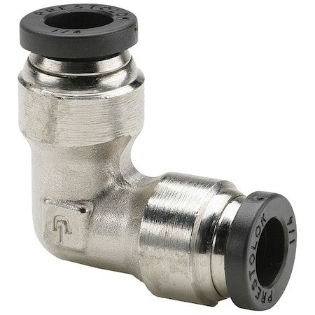 Parker 165Plp-5/32 Push-To-Connect Elbow, Brass, Silver