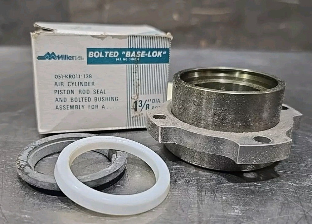 Miller Fluid Power A & C 1-3/8" Rod Seal & Gland Seal Kit (Air) 051-KR011-138